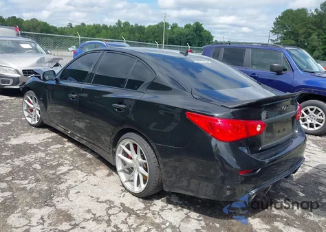 2015 Infiniti Q50 Premium/Sport z USA, uszkodzony, nr VIN JN1BV7AP2FM337093